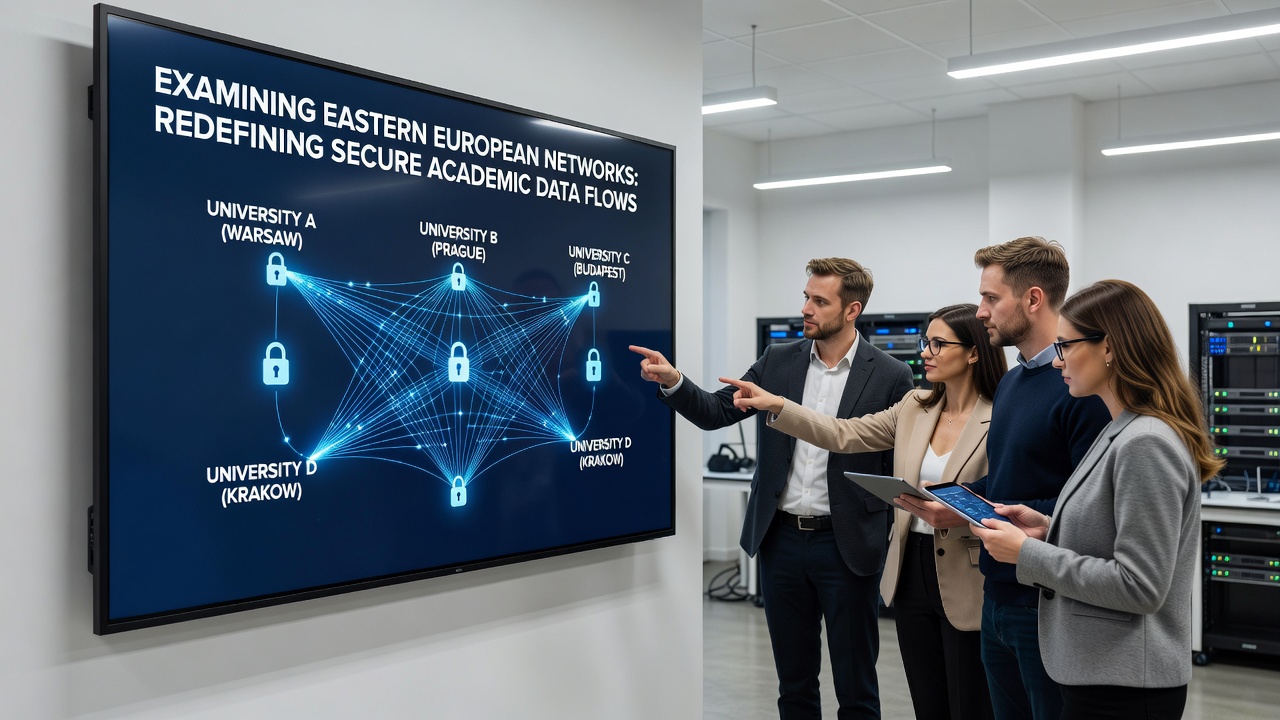 Secure data transmission equipment used in Eastern European university networks